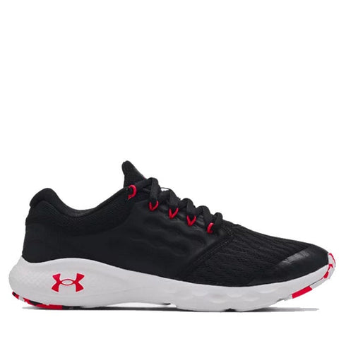 Under Armour UA Charged Vantage Youths Black Lace Up Runner