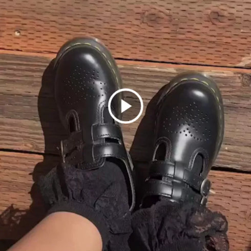 Dr Martens 8065 2 Strap Mary Jane DM Core Shoe Black