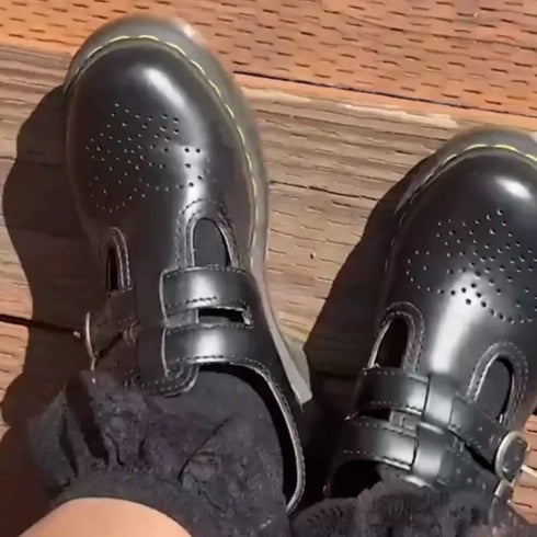 Dr Martens 8065 2 Strap Mary Jane DM Core Shoe Black