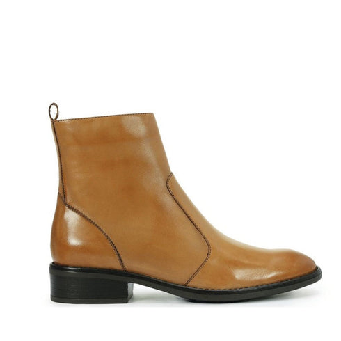 EOS Seline Leather Camel Tan Classic Leather Chelsea Boot