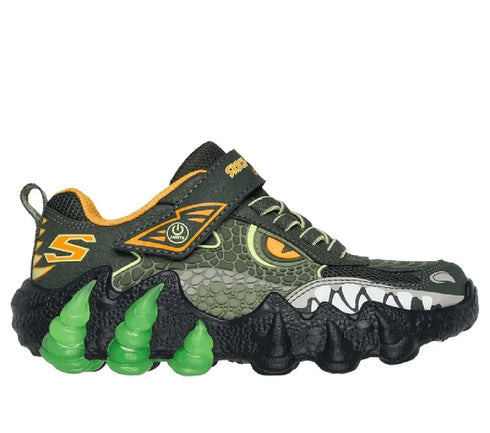 Skechers Kids Skech-O-Saurus Lights 2.0 Olive Green