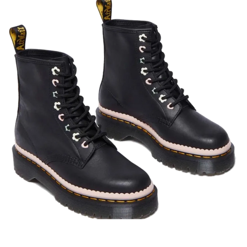 Dr Martens 1460 Bex Pascal Front Zip Black Nappa Luxe Leather