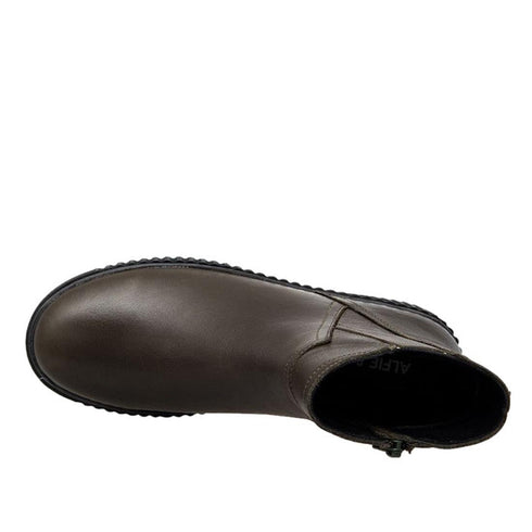 Alfie & Evie Womens Desmond Khaki Ankle Boot CLEARANCE LAST ONE