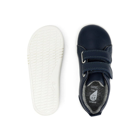 Bobux Iwalk Grass Court Navy Leather Trainer 633723J