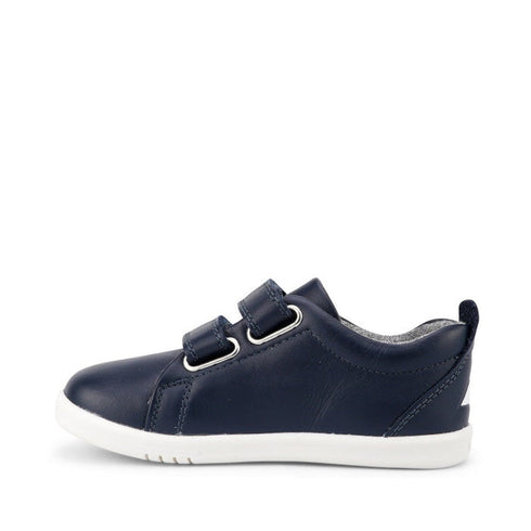 Bobux Iwalk Grass Court Navy Leather Trainer 633723J