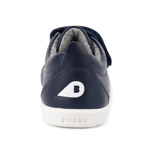 Bobux Iwalk Grass Court Navy Leather Trainer 633723J