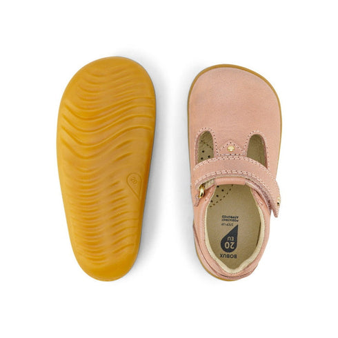 Bobux Step Up T-Bar Louise Pink Dusk Pearl 728321