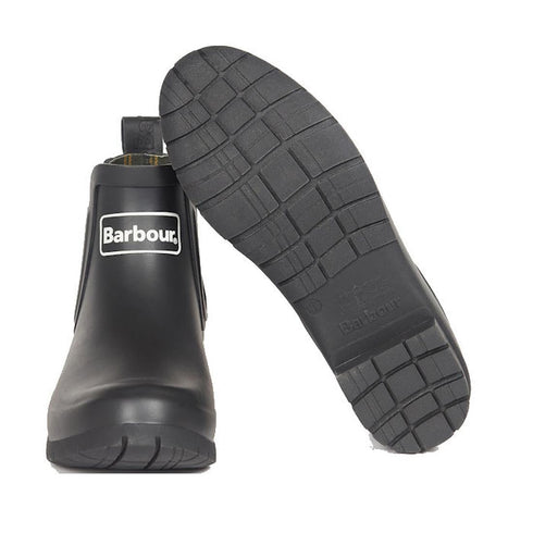 Barbour Kingham Black Chelsea Wellingtons Womens Rainboot