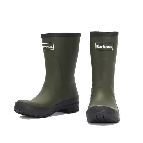 Barbour Banbury Black Mid Calf Wellys Womens Rainboot