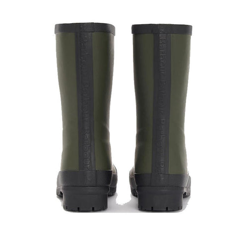 Barbour Banbury Black Mid Calf Wellys Womens Rainboot