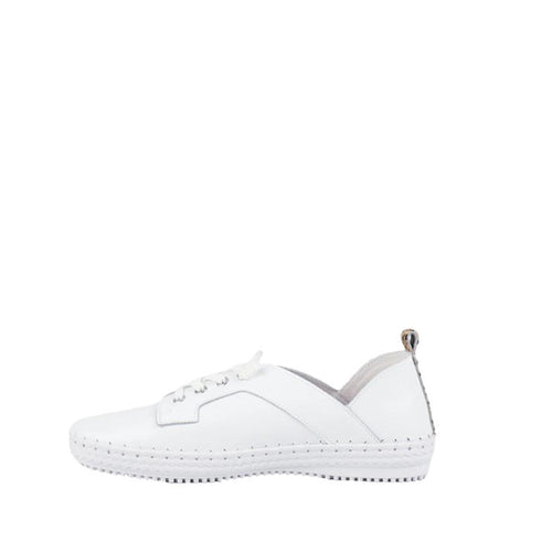 Bay Lane Scali White Womens Leather Summer Shoe