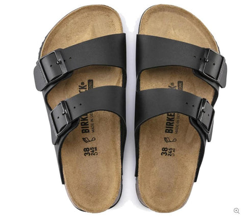 Birkenstock Arizona PROF Birko Flor Black Regular Width