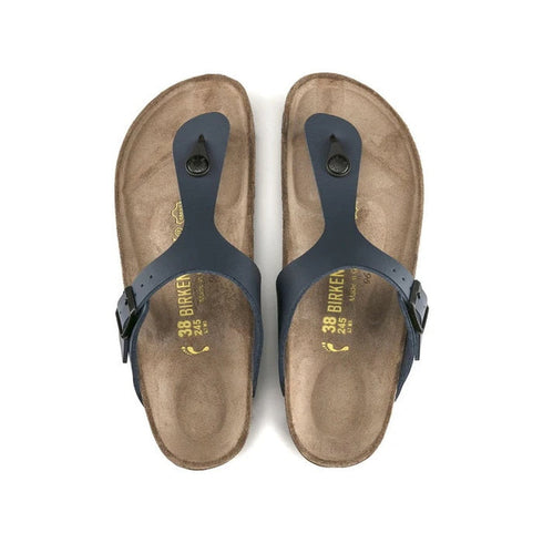 Birkenstock Gizeh Birko Flor Blue Regular Width