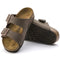 Birkenstock Kids Arizona Mocca Birkibuc Narrow Slides