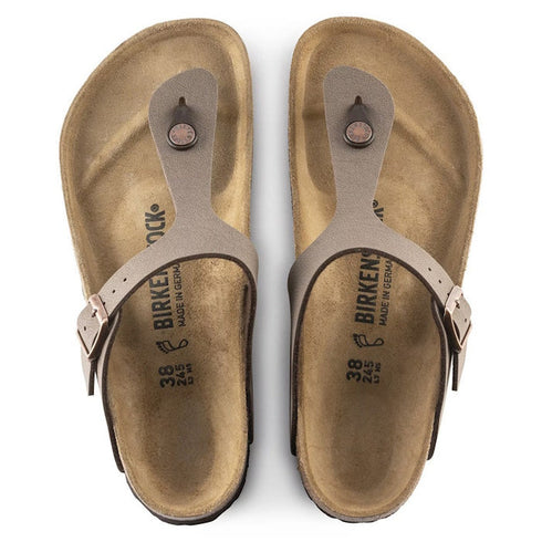 Birkenstock Gizeh Birko Flor Mocca Regular Width
