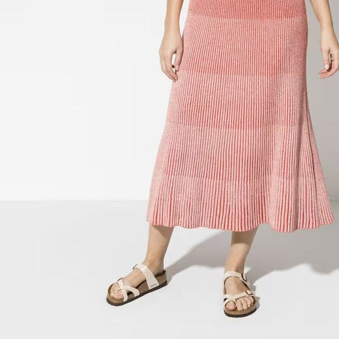 Birkenstock Mayari Birko Flor Birkibuc Graceful Pearl White Regular Width