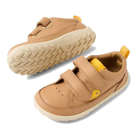 Bobux IW Iwalk Dawn Toddlers Leather Sneaker Sandstorm Tan 654303