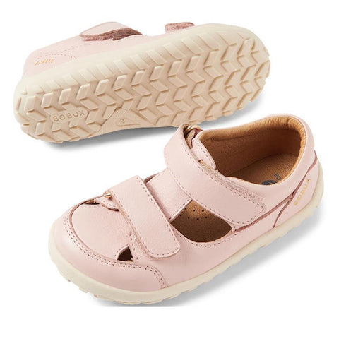 Bobux IW Iwalk Troop Toddlers Leather Sandal Cameo Rose Pink