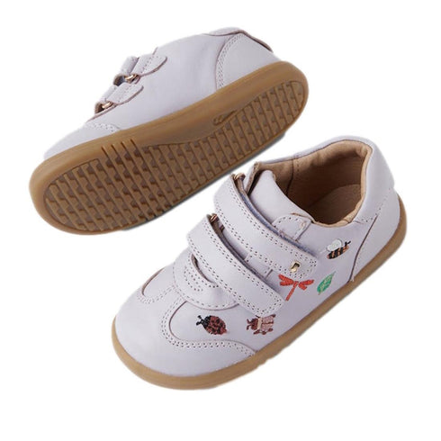 Bobux Iwalk Buggie Thistle Lavender Embroidered Trainer