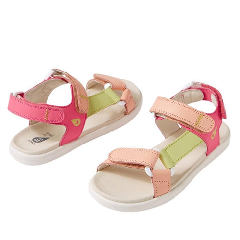 Bobux Kid+ Plus Vine Leather Pink Lemonade Open Toe Sandal Junior