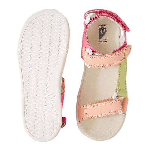 Bobux Kid+ Plus Vine Leather Pink Lemonade Open Toe Sandal Junior