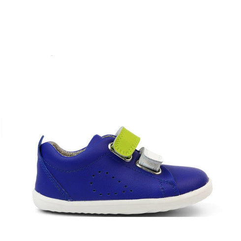 Bobux Step Up SU SWITCH Grass Court Sneaker Blueberry Clearance