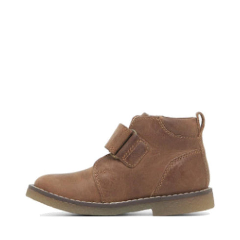 Clarks Charlie Tan Toddlers Leather Boot