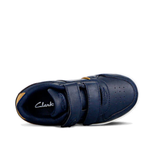 Clarks Dune Jnr Navy Boys Sneaker