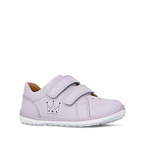 Clarks Toddlers Macy Lilac Leather Trainer