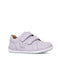 Clarks Toddlers Macy Lilac Leather Trainer