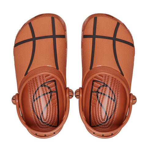 Crocs Kids - Youths BasketBall Classic Clog K Brown Sandals
