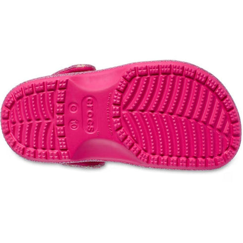 Crocs Kids - Youths Classic Clog K Iridescent Glitter Dragon Fruit