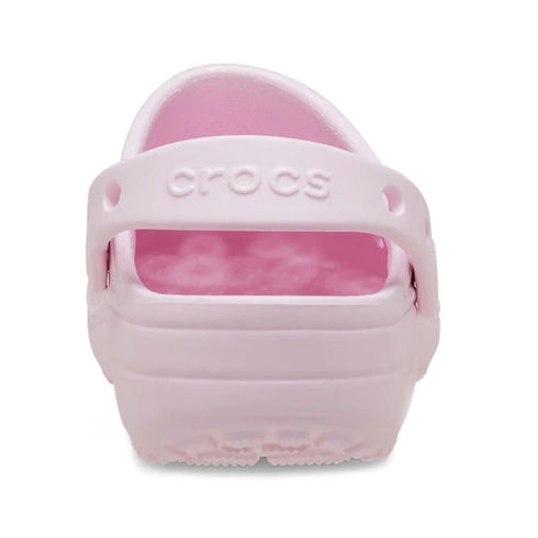 Crocs Kids - Toddlers Classic Floral Cut Out Clog K Pink Milk Sandals