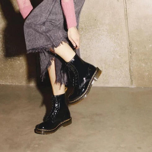 Dr Martens 1460 W Black Patent Boot