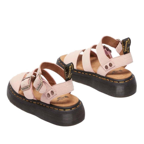 Dr Martens Gryphon Quad Milled Nubuck Powder Pink