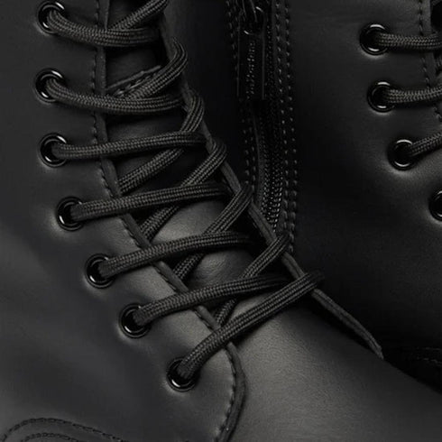 Dr Martens Jadon II Black Mono Vegan 8 Up w/Zip