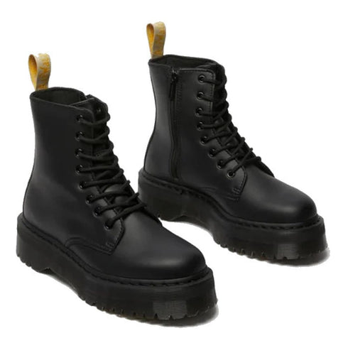 Dr Martens Jadon II Black Mono Vegan 8 Up w/Zip