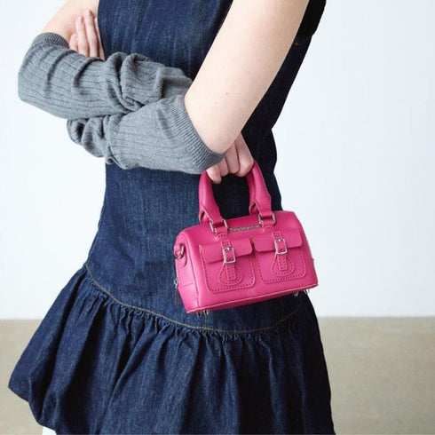 Dr Martens MINI Top Handle Bag Fuchsia Pink Keiv