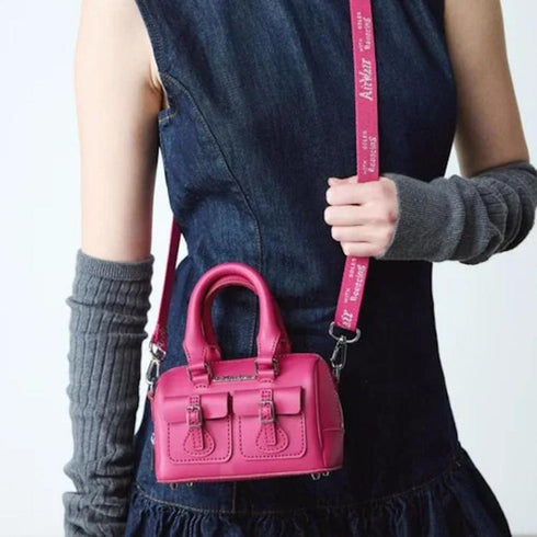Dr Martens MINI Top Handle Bag Fuchsia Pink Keiv