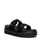 Dr Martens Myles Black E.H Long Napped Suede Sandal