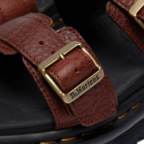 Dr Martens Myles Cashew Ambassador Brown Leather Sandal