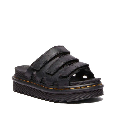 Dr Martens Raine Slide Sandal Black Athena Leather