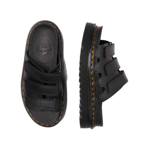 Dr Martens Raine Slide Sandal Black Athena Leather