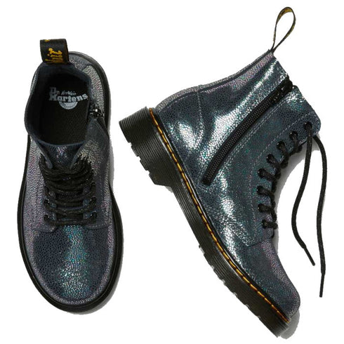 Dr Martens Kids - 1460 J Iridescent Metallic Kidray Boot