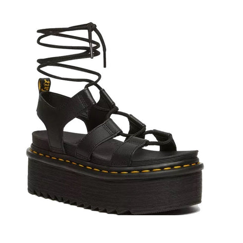 Dr Martens XL Nartilla Platform Gladiator Sandal Black Athena CLEARANCE Last One