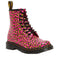 Dr Martens 1460 Loud Leopard Clash Pink 8 Eye Boot CLEARANCE
