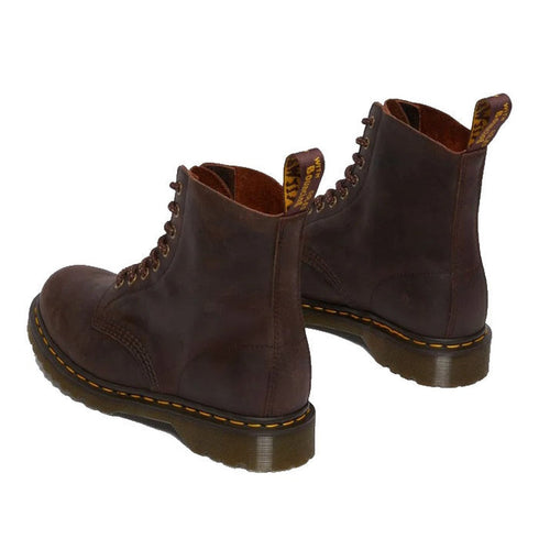 Dr Martens 1460 Pascal Chestnut Brown Waxed Full Grain Leather Boot