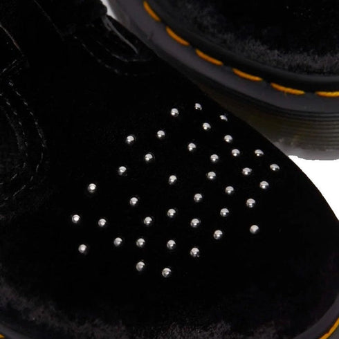 Dr Martens 8065 2 Strap Mary Jane Vegan Black Velvet