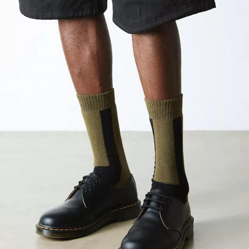 Dr Martens Socks Double Doc Sock Olive Unisex