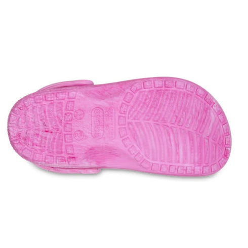 Crocs Kids - Watercoloured Marbled Clog Sandal Pink Swirl Youths